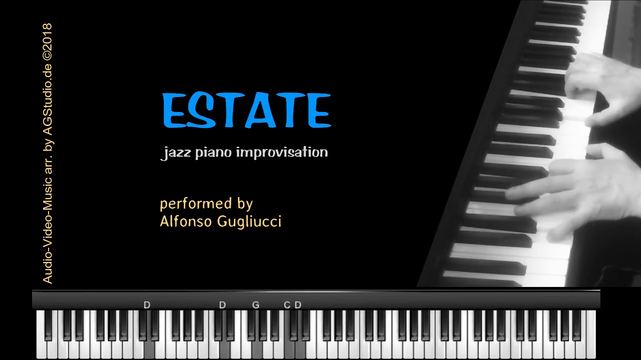 Estate - jazz piano improvisation