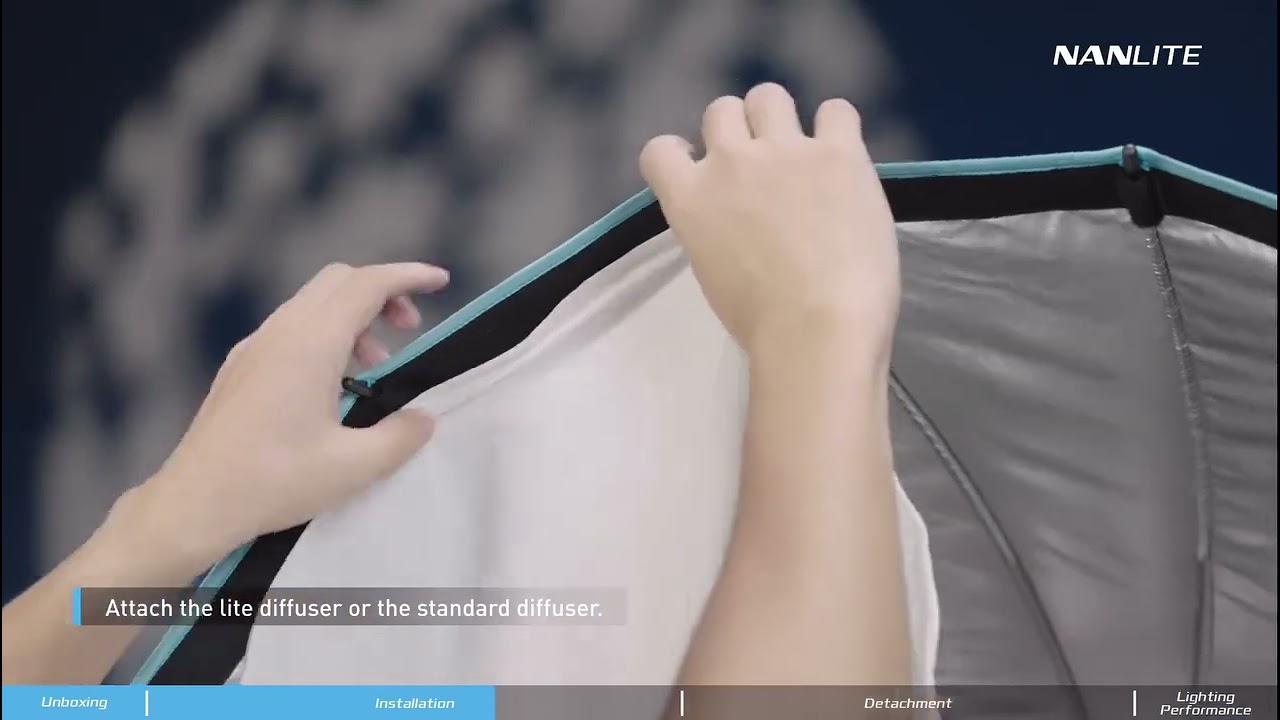Quick Setup, quick to dismantle… introducing the Nanlite Rapid Soft Boxes 90cm & 120cm