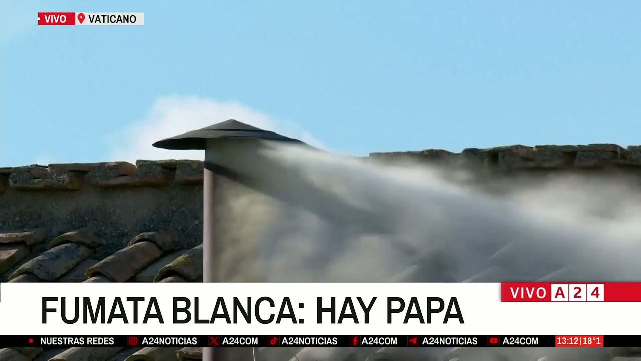 ⛪🕊️ &iexcl;&iexcl;&iexcl;HABEMUS PAPA!!!: FUMATA BLANCA EN EL VATICANO