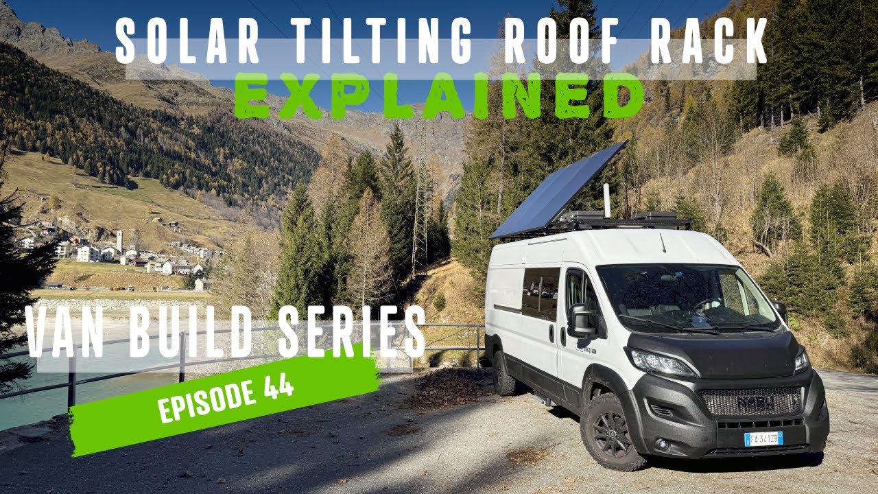 How to make a 1Kw automated self locking solar tilting roof rack - EP44