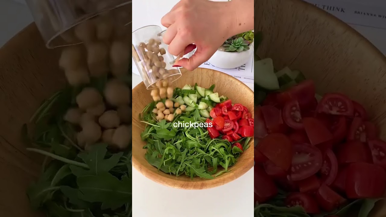 Healthy Lunch Idea 🥒 Arugula Salad