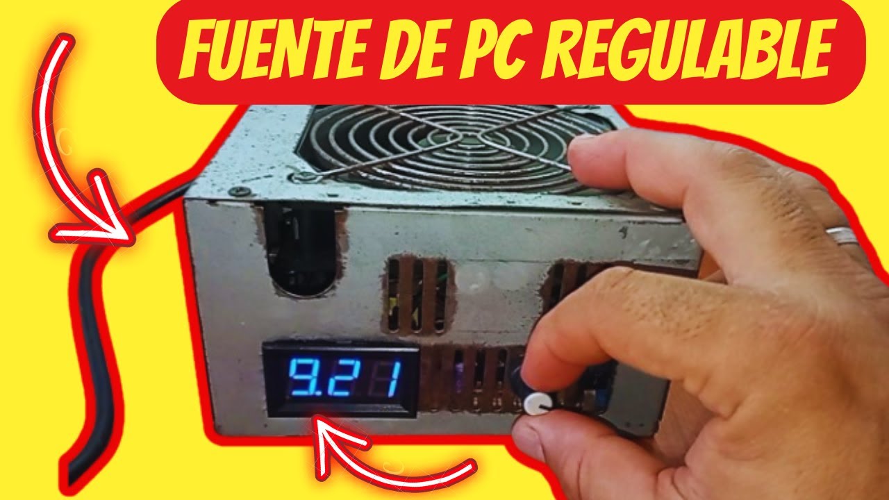 MODIFICAR FUENTE DE PODER DE PC
