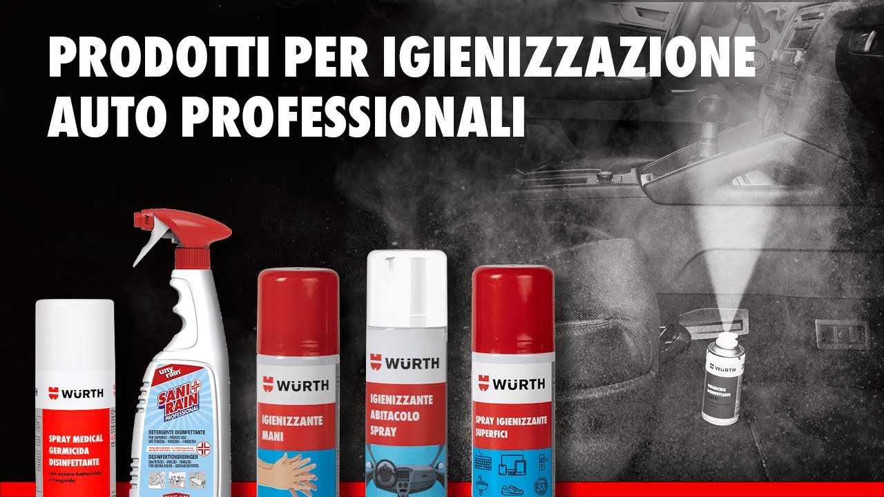 W&uuml;rth | Prodotti per igienizzazione auto professionali