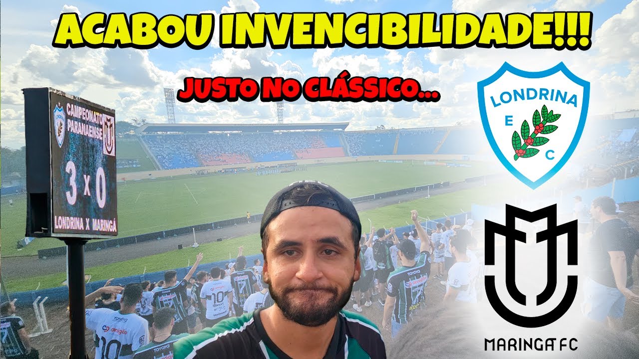 JOGANDO MUITO MAL, O TABU CONTINUA - LONDRINA 3 X 1 MARINGÁ