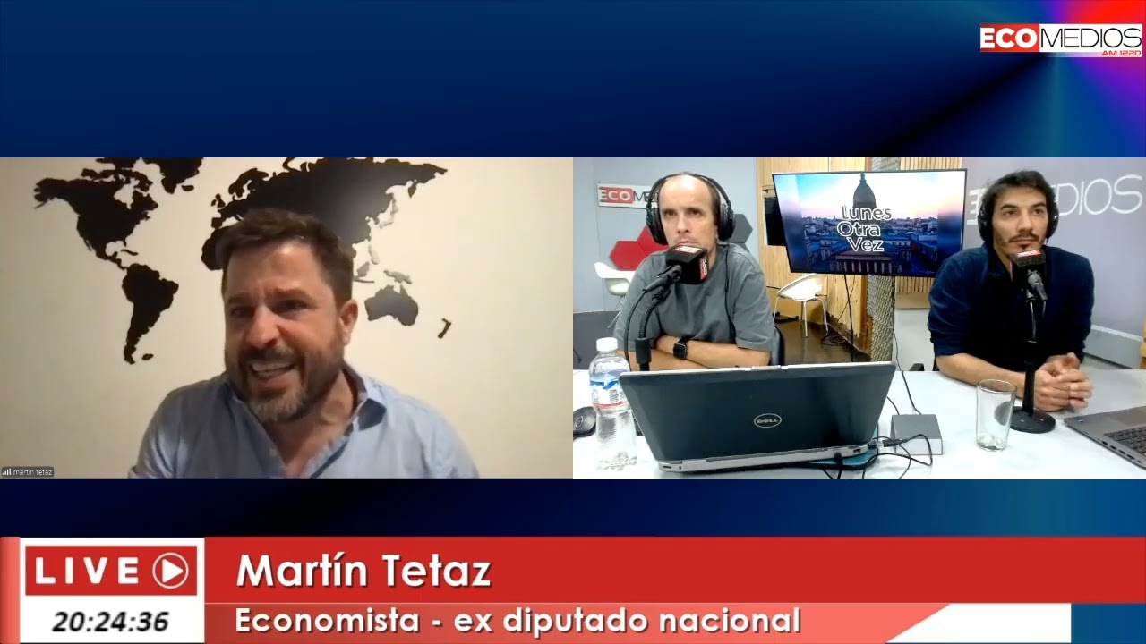 Martin Tetaz, economista y ex diputado nacional Lunes Otra Vez