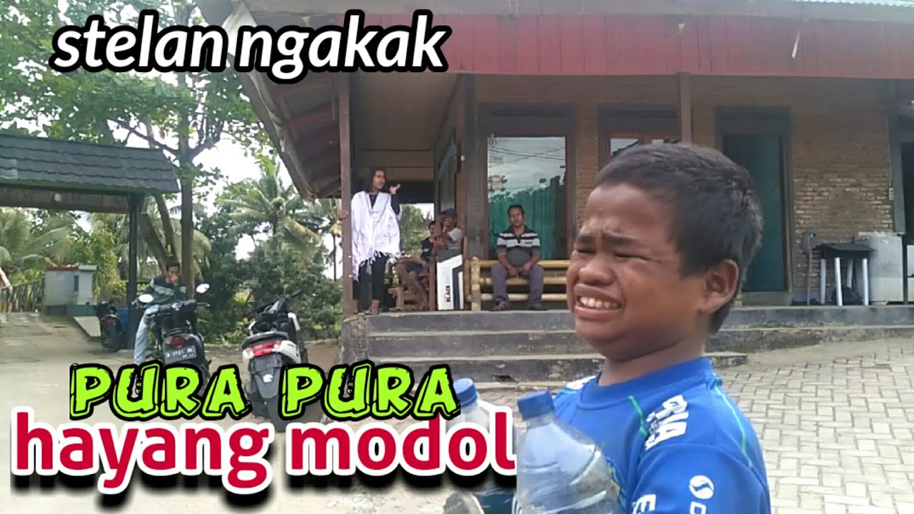 jadi marah Sahrul Gunawan nya.karena ketahuan pura pura hayang mod0l
