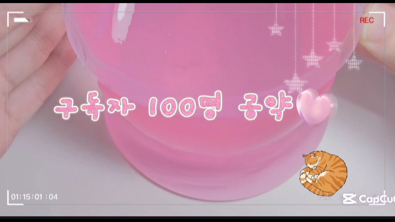렌 채널 구독자 100명 달성-!!💕 (+100명 공약)
