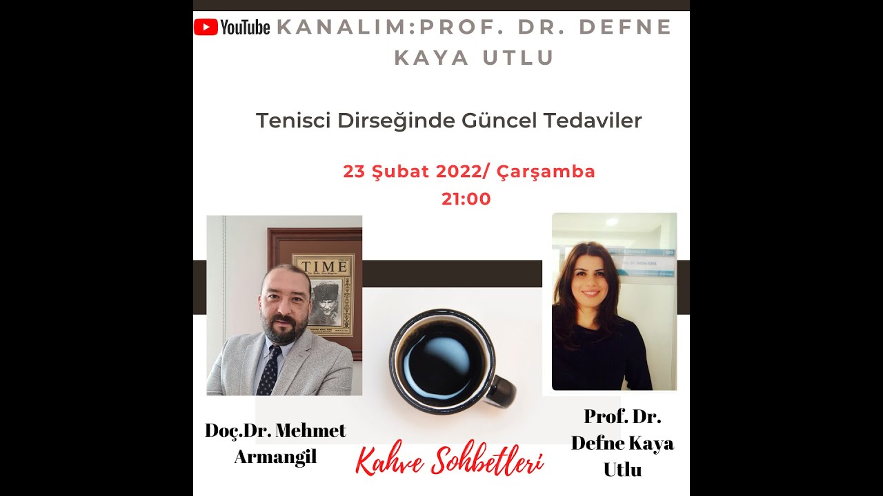 Kahve Sohbetlerinde Prof.Dr.Mehmet Armangil ile Tenisçi Dirseği Konuştuk.