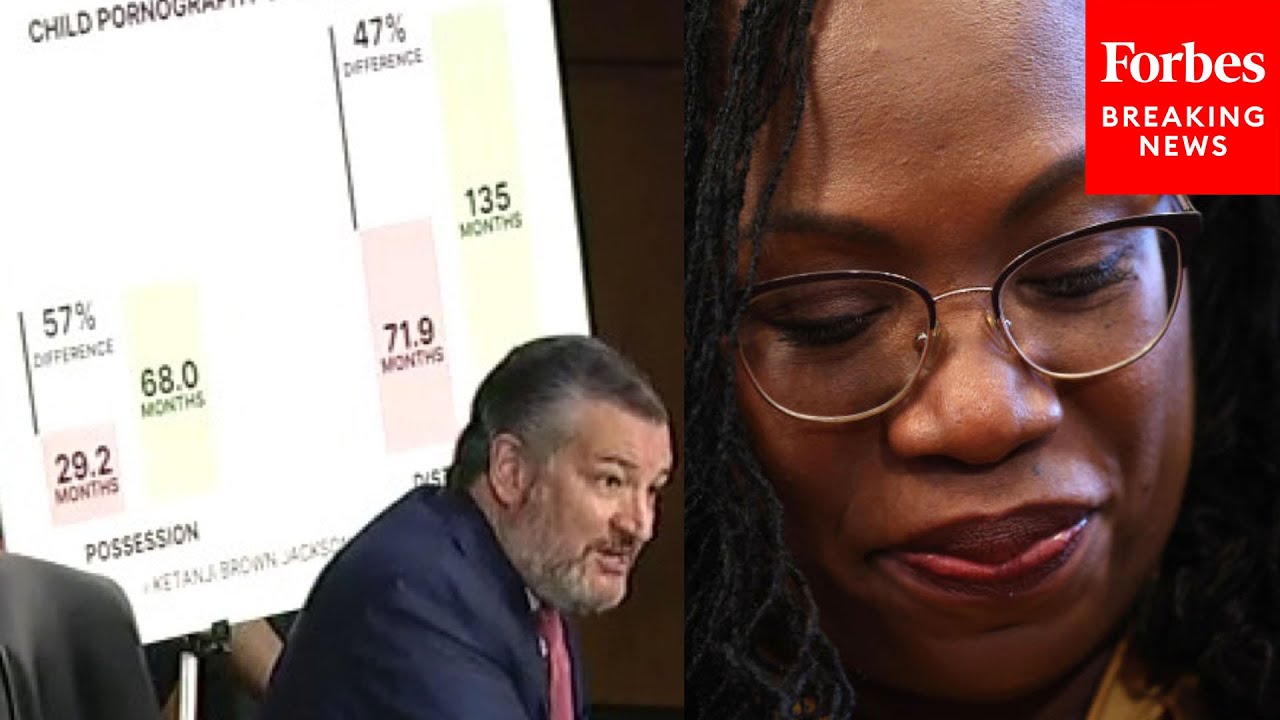 JUST IN: Ted Cruz Laces Into Ketanji Brown Jackson Over 'Disturbing' Sentencing Record