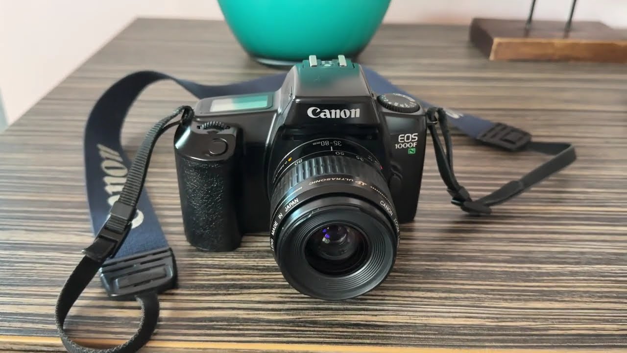 Canon EOS 1000FN 35mm SLR Film Camera & 35-80mm Lens - Tested, Vintage Photography Gear,