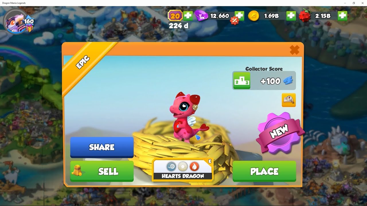 #DML SAD Weekend - Did you get HEARTS DRAGON? - Dragon Mania Legends