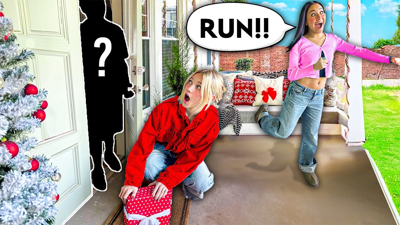 Подарок на дверной звонок пошёл не так!! 😳 🎁