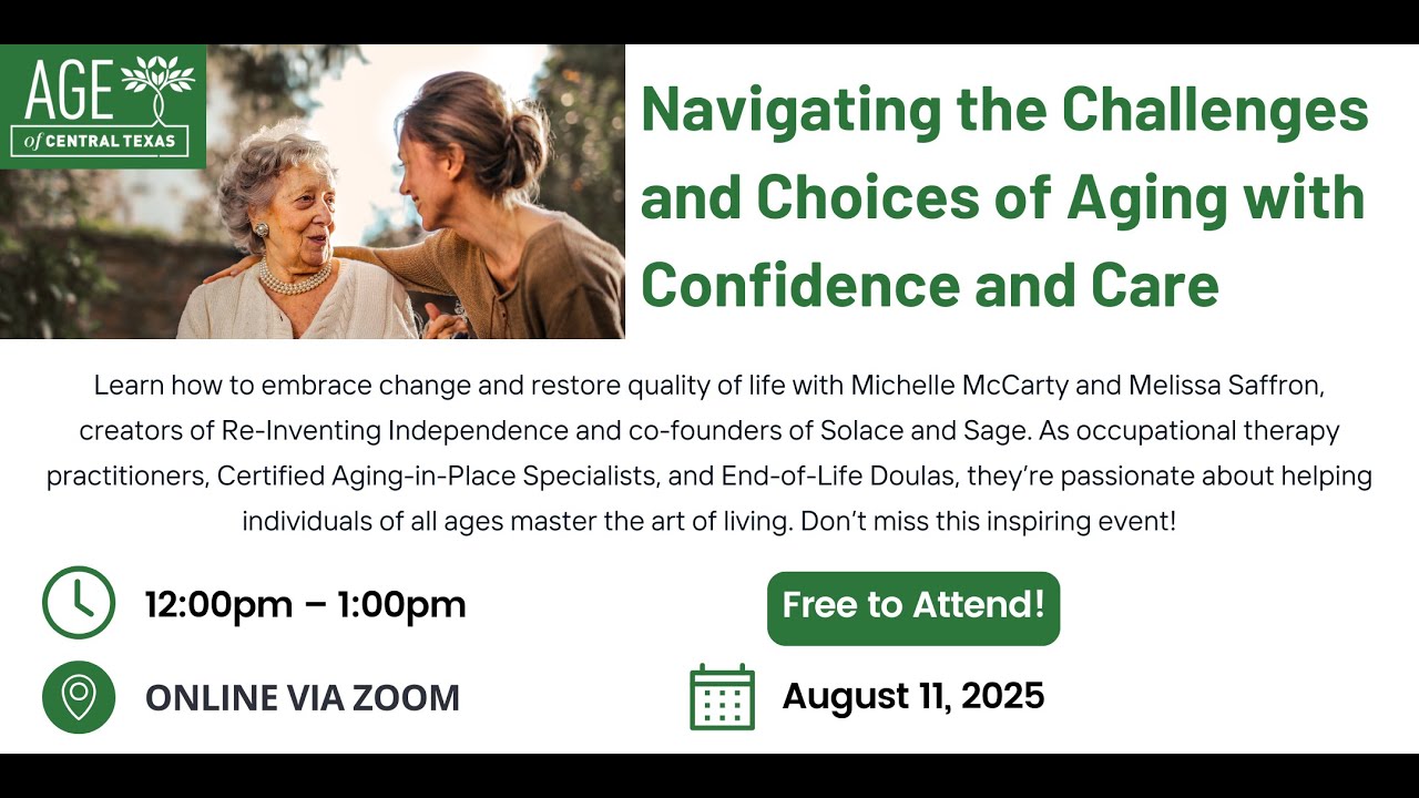 Navigating the Challenges and Choices of Aging with Confidence and Care - Solace and Sage PT 1