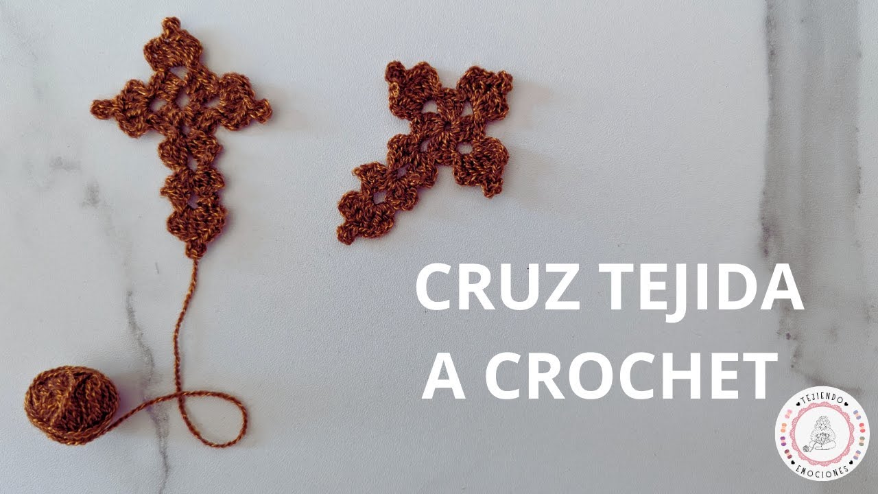 Crochet Cross with Love | Step by Step Tutorial ✝️| Easy Tutorial
