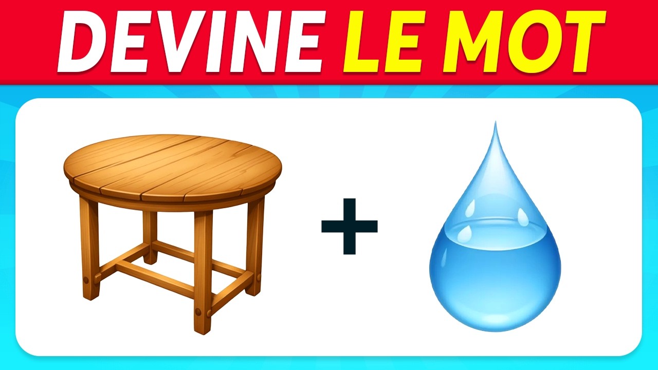 Devine le MOT en &Eacute;MOJIS 📚🎒 Sp&eacute;cial &Eacute;COLE ✅ Quiz &Eacute;moji