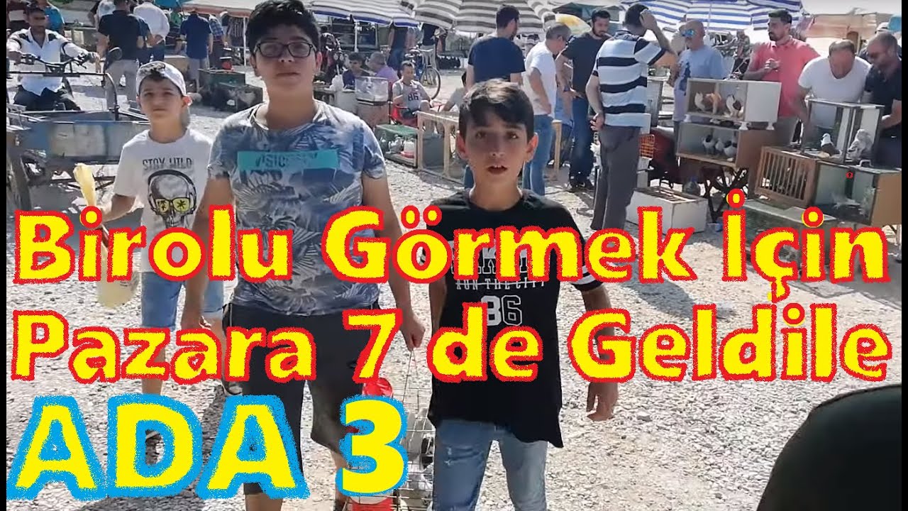 Adapazarı Güvercin Pazarı 3 Bölüm. Birol Abilerini Görmek İçin, Pazara 7 de Geldiler.
