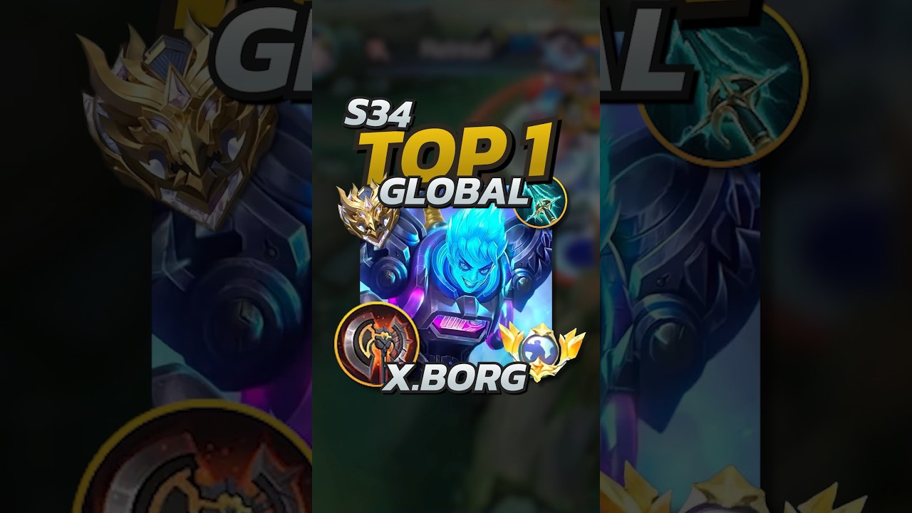 The Top 1 XBorg Builds Sky Piercer! Mobile Legends #mobilelegends #mlbb #gaming