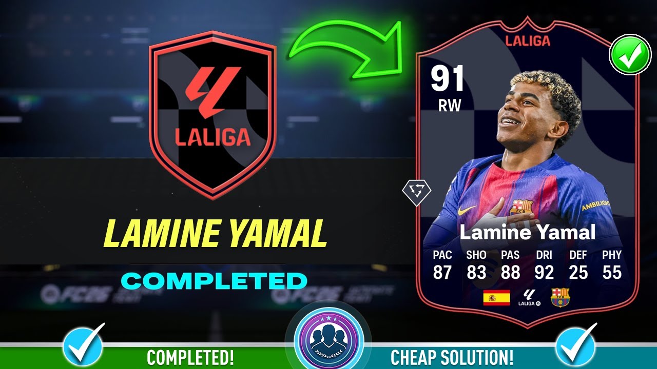 91 POTM Lamine Yamal SBC Solution - Cheap Solution & Tips - FC 26