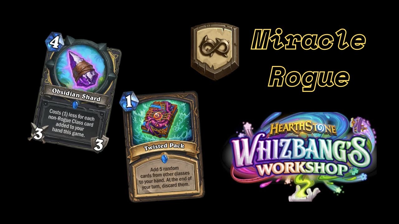 Miracle Rogue, the most broken deck! (Hearthstone wild)