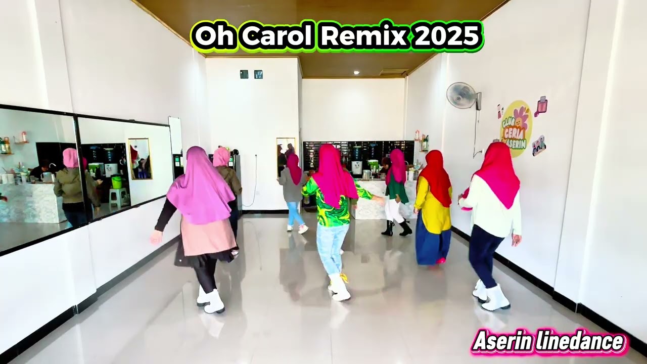 Oh Carol Remix 2025 line dance | Demo