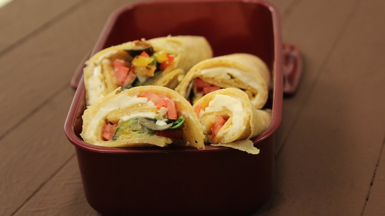 Grilled Vegetable Humus Wrap | Tiffin Treats by Roopa Nabar | Sanjeev Kapoor Khazana