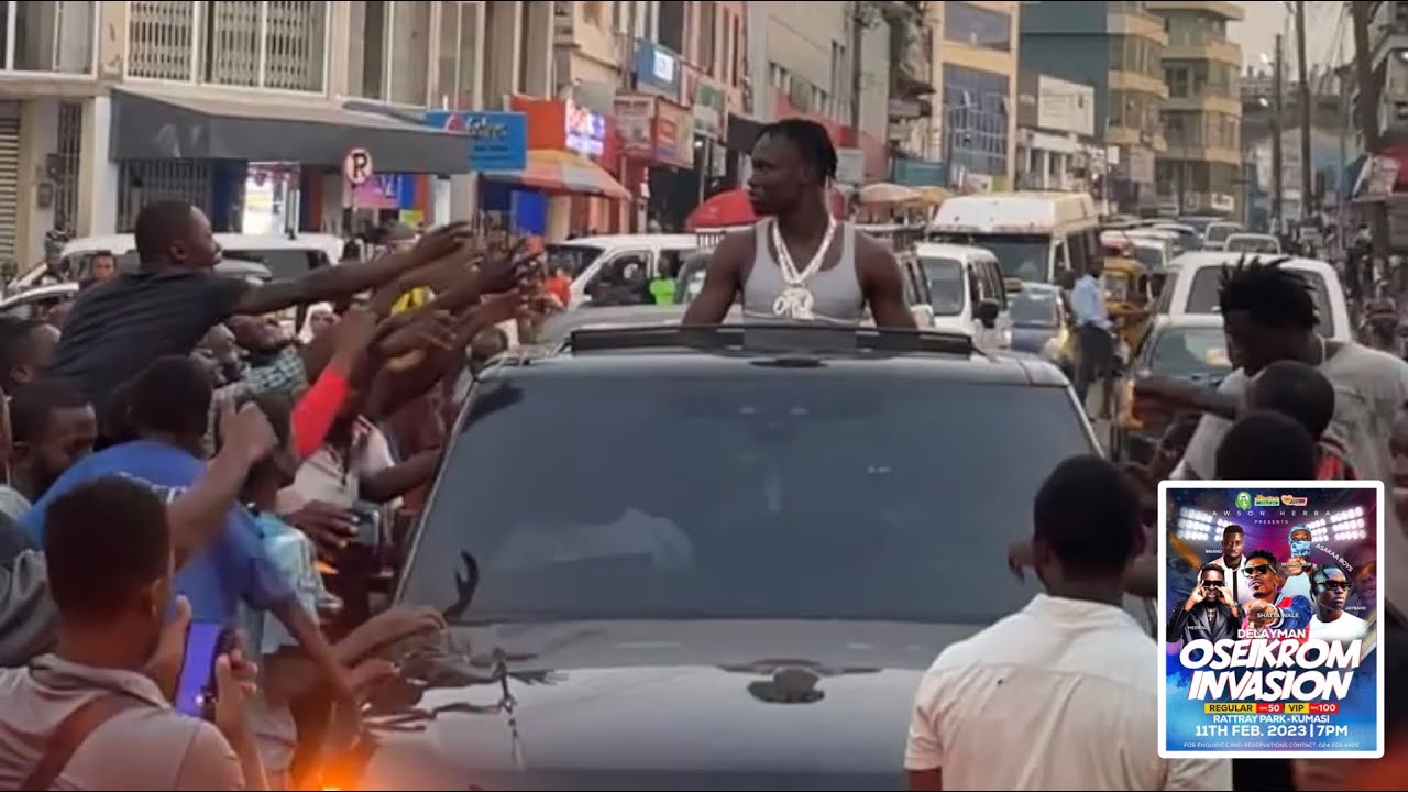 JAY BAHD,O’KENNETH & SKYFACE SDW STORMS KUMASI AS THEY HOST SHATTA WALE & MEDIKAL TODAY