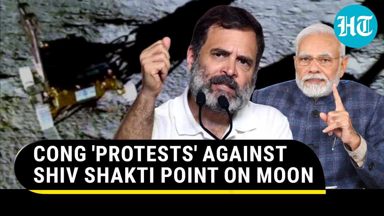 BJP Rips Congress For Mocking Chandrayaan-3's Shiv Shakti Point; 'Modi Owns The Moon...' | Watch
