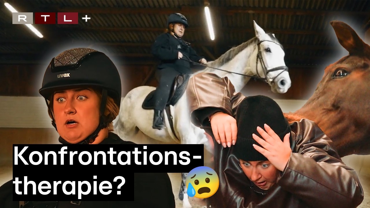Pferdepanik + erste Reitstunde = 😱🐎 | 99 Sportarten mit selfiesandra | RTL+