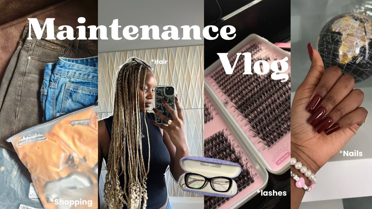 MAINTENANCE VLOG | Hair, Nails, Lashes, Shopping, etc *Uni Edition
