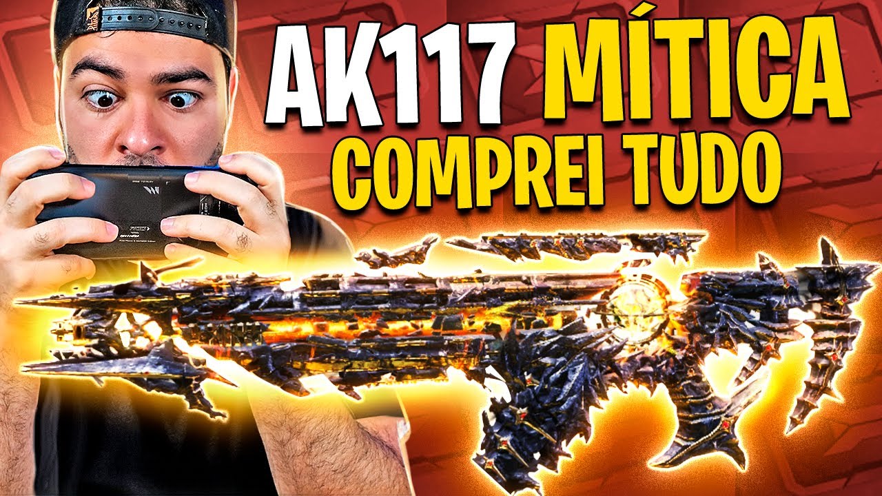 Nova Arma *AK117 MÍTICA de R$ 1.000,00* do COD MOBILE
