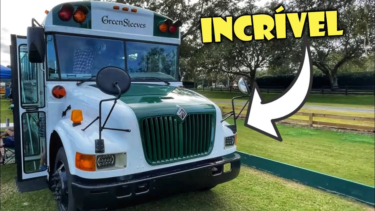 VOCÊ MORARIA EM UM? 🤔 ÔNIBUS ESCOLARES QUE VIRARAM CASAS