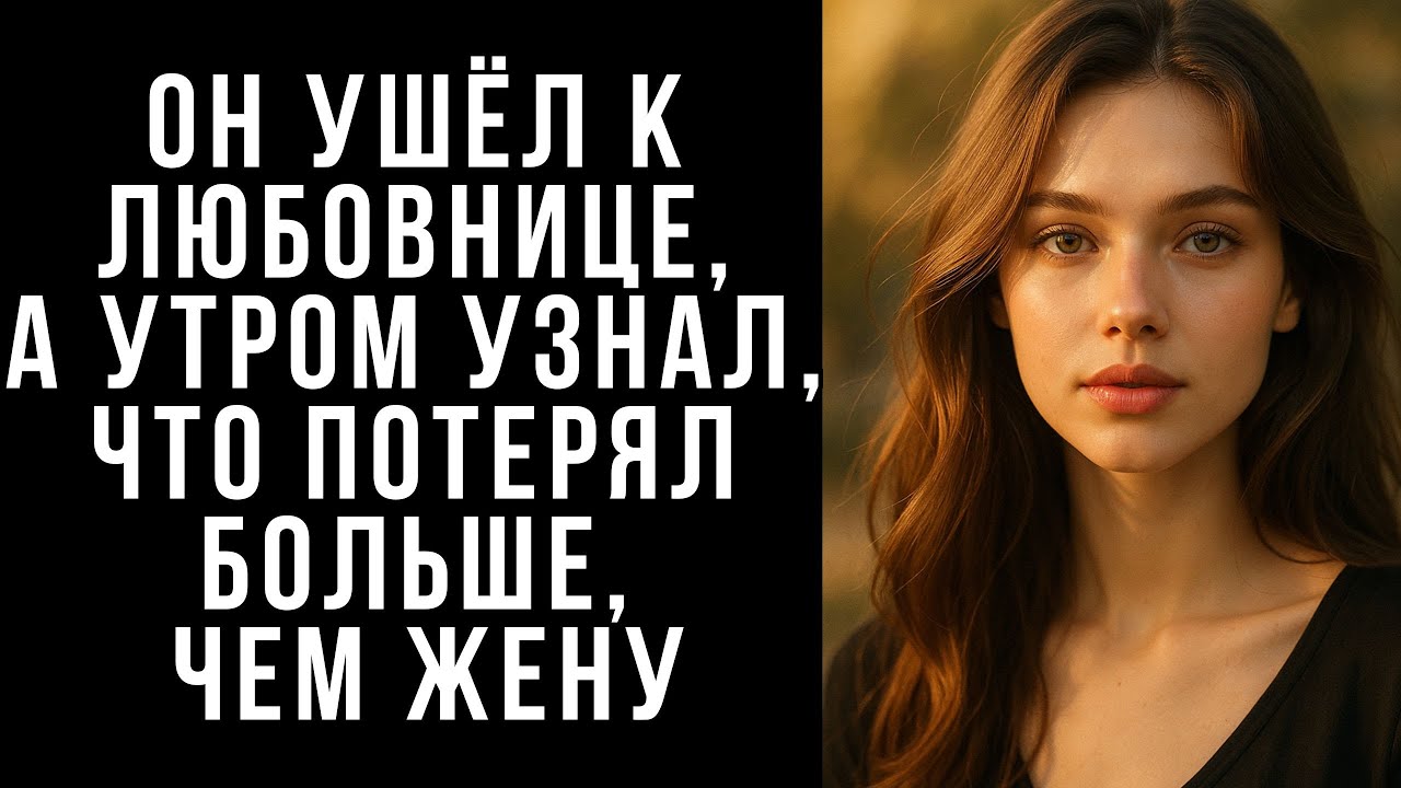 Он ушёл к любовнице, а утром узнал, что потерял больше, чем жену