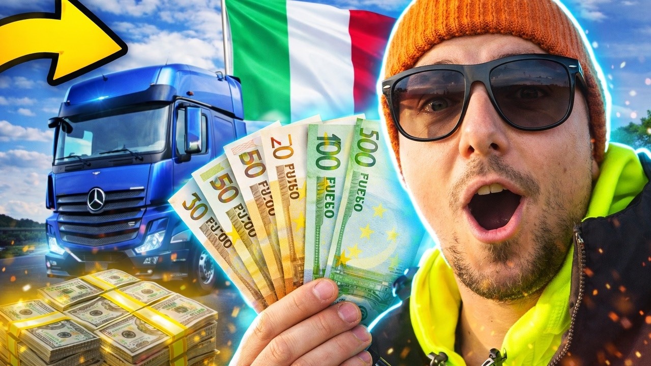 CAT CASTIGA un SOFER de TIR in ITALIA