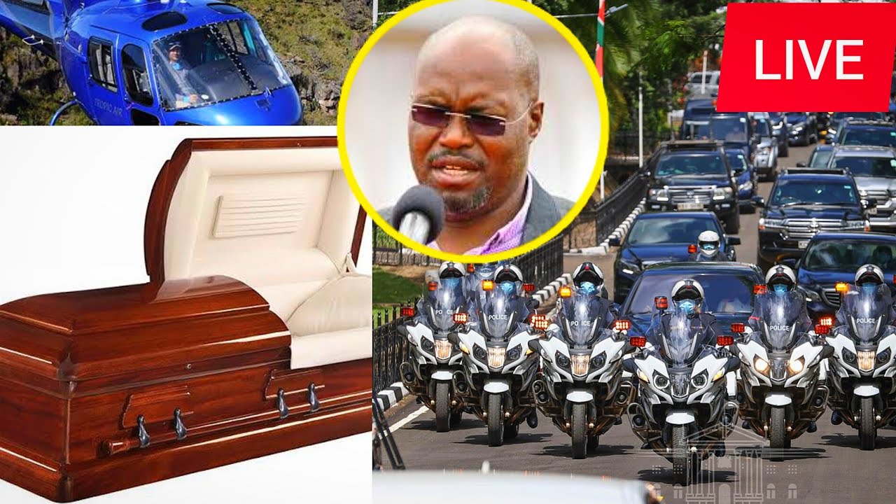 JOHANA NG'ENO LIVE IN ELDORET Body of late moves to Eldoret Airport to be flown to Nairobi  