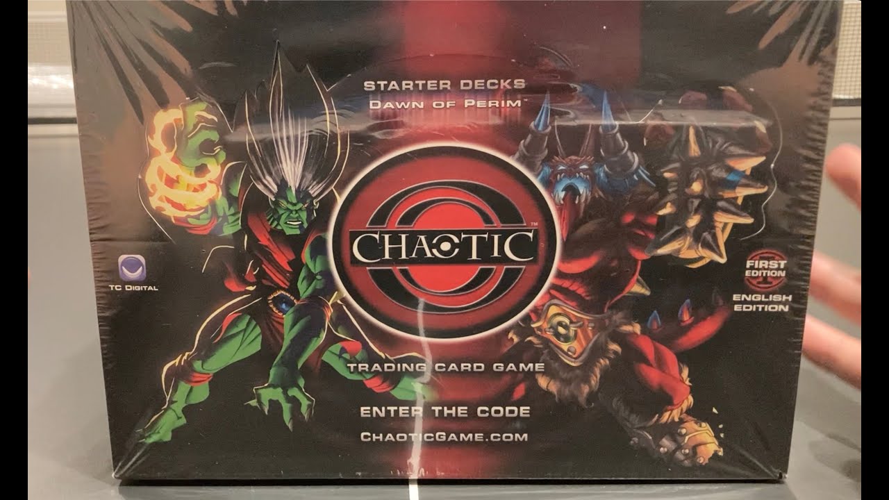 Chaotic Dawn of Perim starter deck display case opening