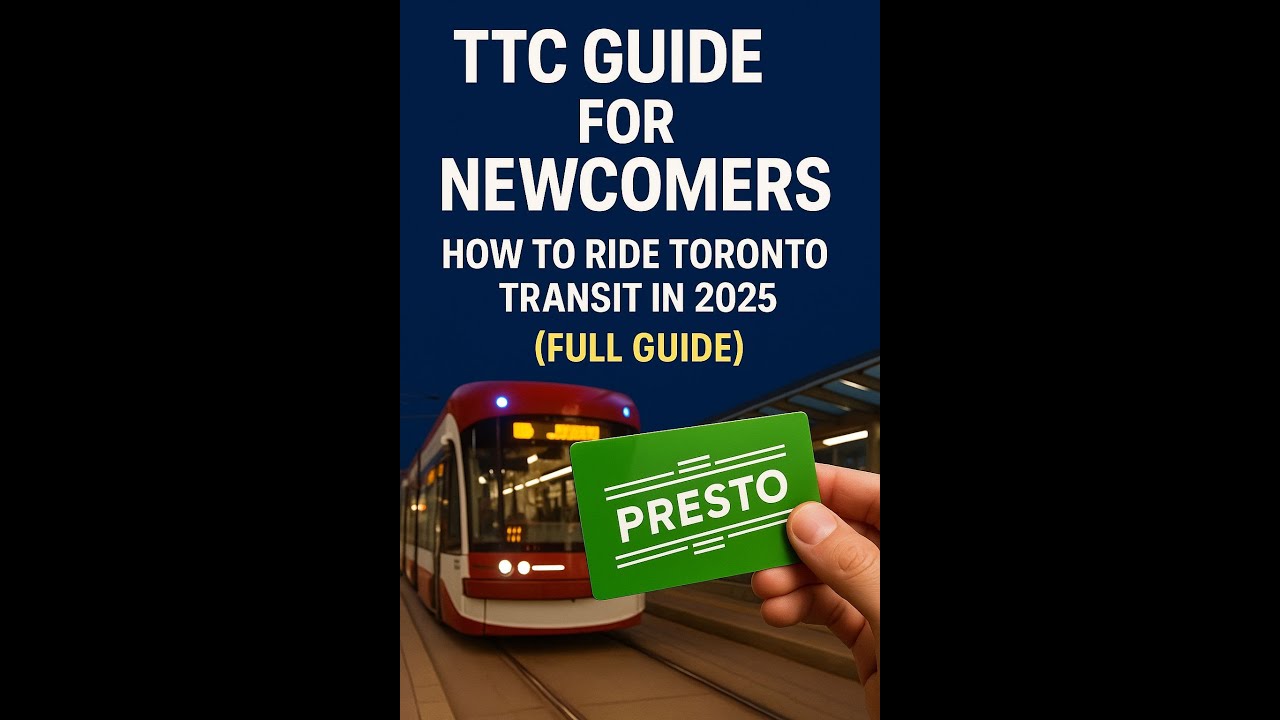 TTC Guide for Newcomers — How to Ride Toronto Transit in 2025 (FULL GUIDE) T4N#8
