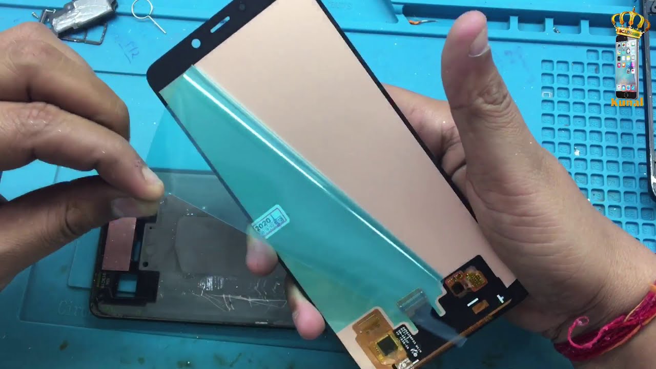 Samsung galaxy A9 (2018) lcd back glass replacement.