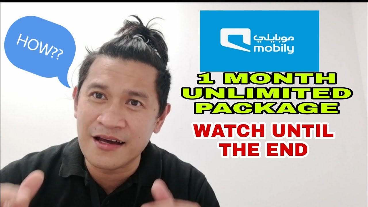 EASIEST WAY TO ACTIVATE AND USED THE 60 RIYAL 1 MONTH UNLIMITED PACKAGE IN MOBILY IN SAUDI ARABIA