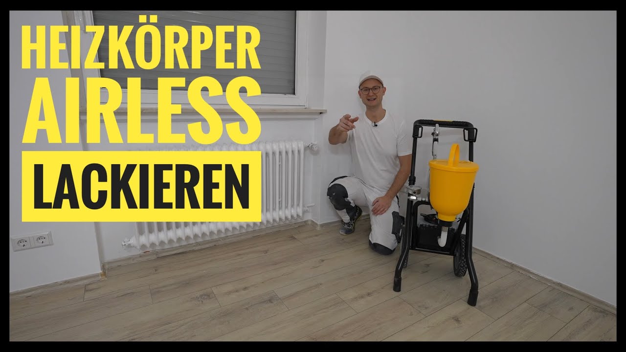 Heizkörper airless lackieren Wagner PP90   4K