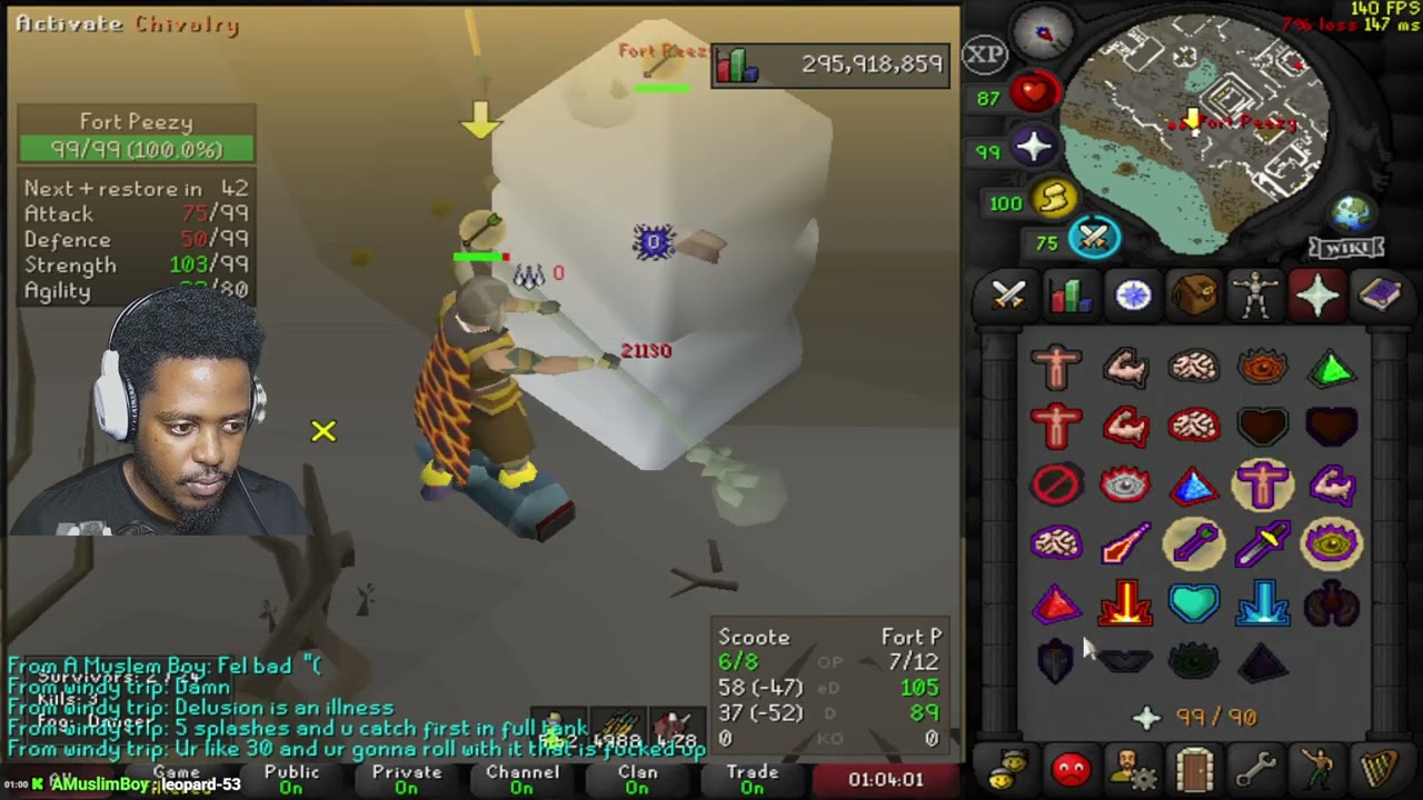 Sweaty Try Hard tries to rush BasketballerRs (Rank 4) in LMS Osrs. Gets the SIT.
