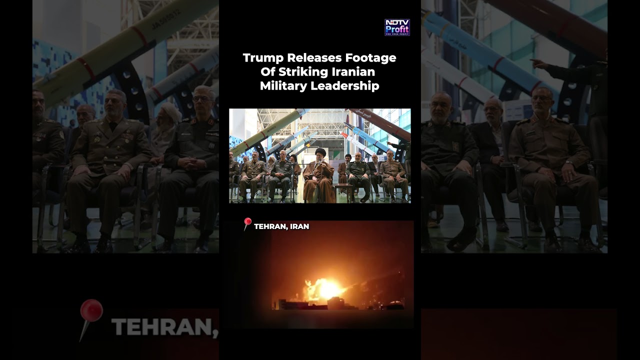 Watch: U.S Release Footage Of Strikes That Killed Iranian Military Leaders