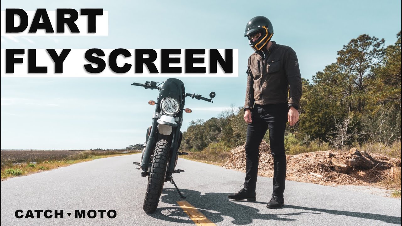 Dart Classic Fly Screen Install | Ducati Scrambler Desert Sled