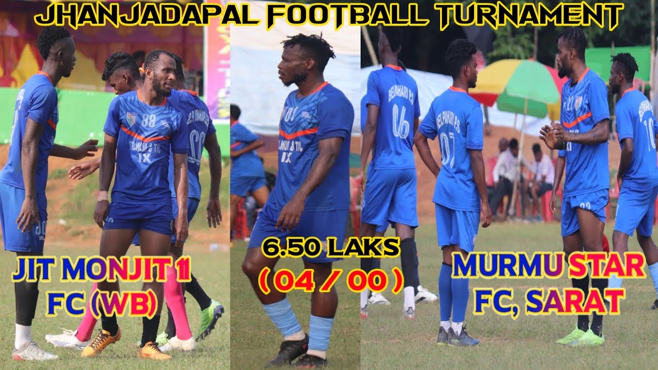 Jit Monjit 11 Fc 🆚️ Murmu Star Fc | Jhanjadapal Football Turnament | Football Turnament Jhanjadapal