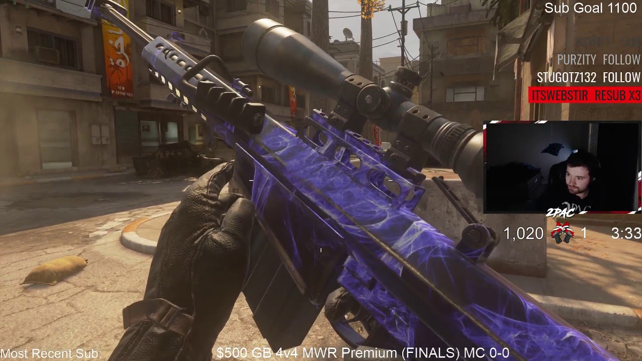 FINALS of the $500 GB 4v4 MWR Premium vs Tobin, Mclean, Lindaan and MGYRZ (1st MAP)