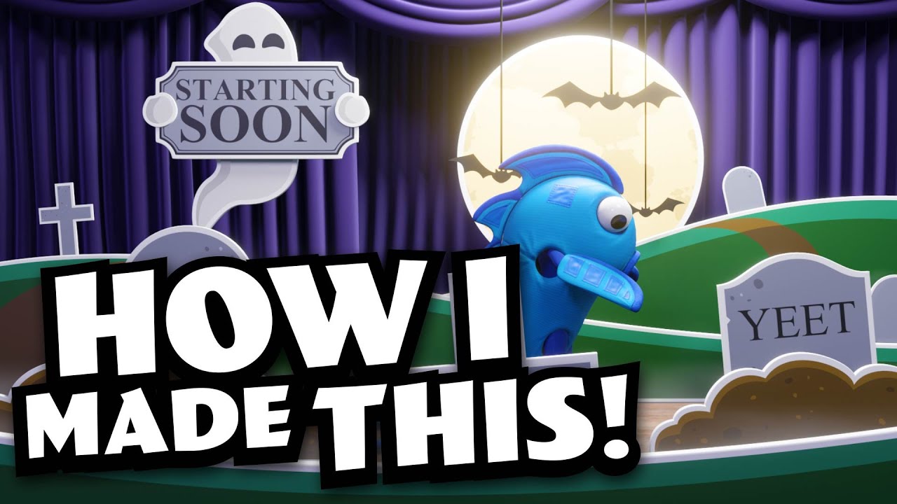 How I Made a Halloween Starting Soon Screen | StreamSchool