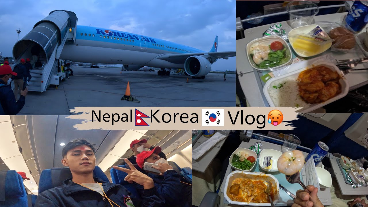 FIRST VLOG 🇳🇵✈️🇰🇷 PART~1 || PLANE BHITRA YESTO VAYO😱 || BYE BYE NEPAL❤️|| EP = 01