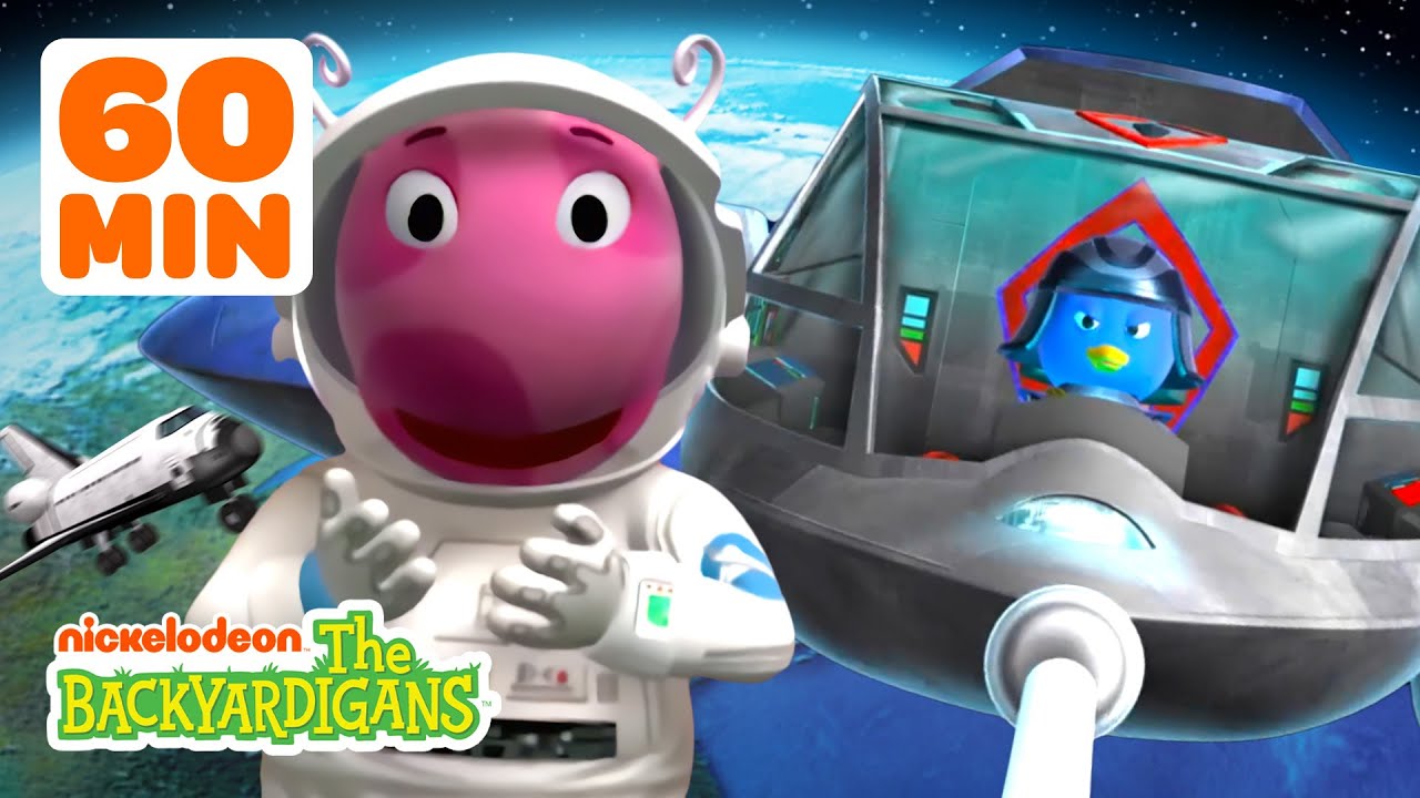 Commander Uniqua Lands on Mars & MORE Outer Space Adventures! w/ Pablo | 1 Hour | The Backyardigans