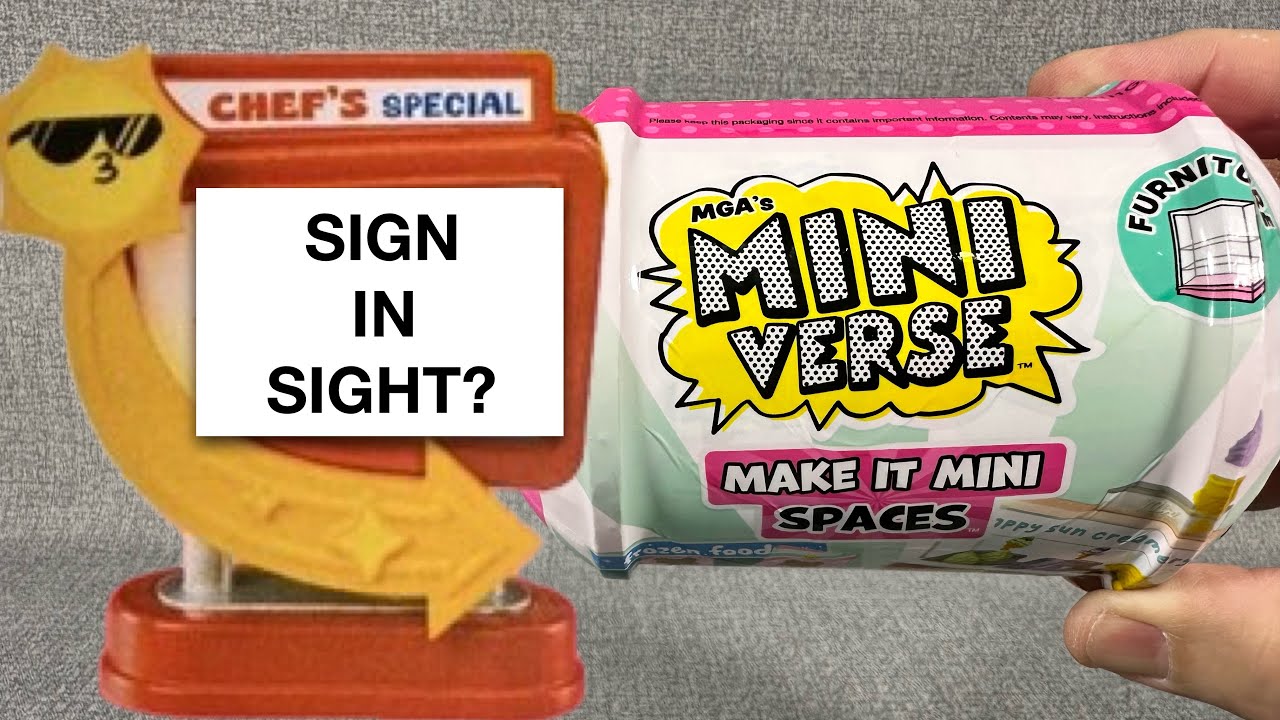 MINIVERSE MAKE IT MINI SPACES FURNITURE OPENING AND REVIEW