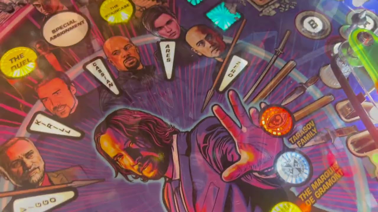Stern John Wick Pinball Machine Set Up Pinballpro.com