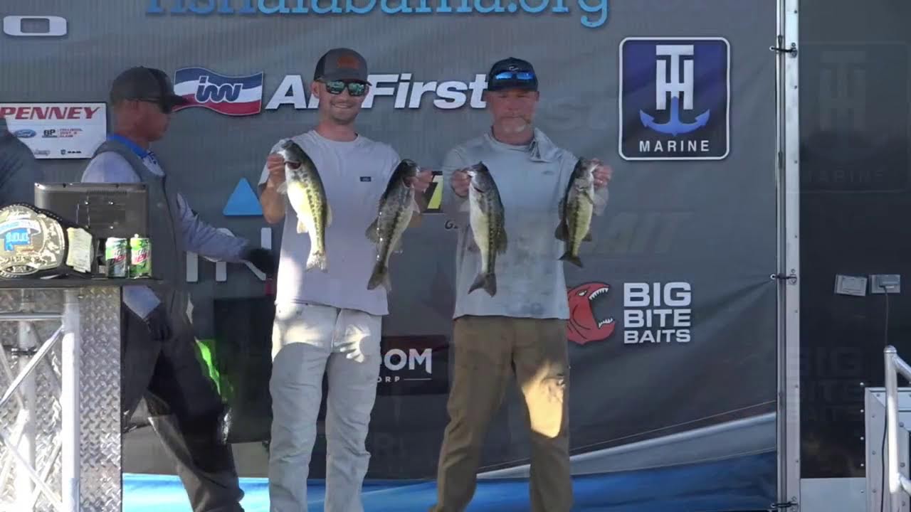 ABT100 WEIGH IN LIVE from Lewis Smith Lake.
